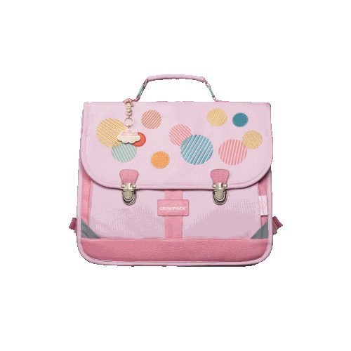 Cartable révolutionnaire anti mal de dos enfant Rose Gravipack