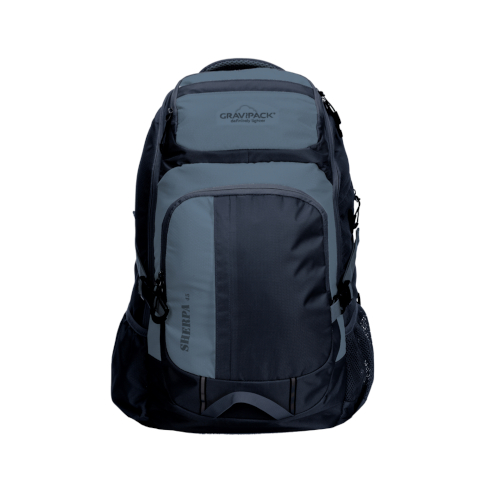 Sac à dos exosquelette allège le poids Gravipack Sherpa Bleu