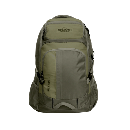 Sac à dos exosquelette allège le poids Gravipack Sherpa Kaki