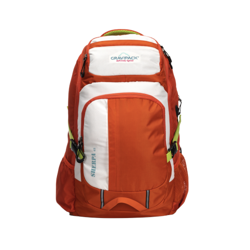 Sac à dos exosquelette allège le poids Gravipack Sherpa Orange